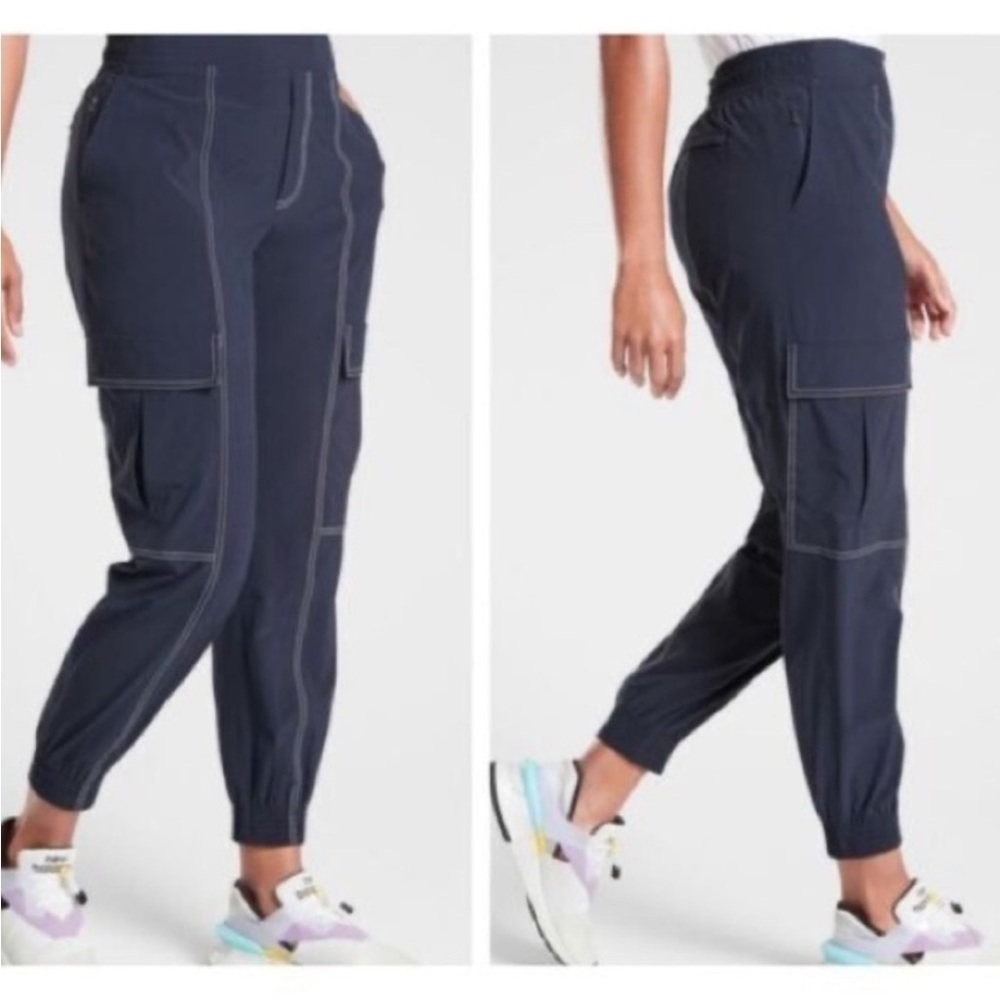 Athleta Chelsea Utility Joggers Navy